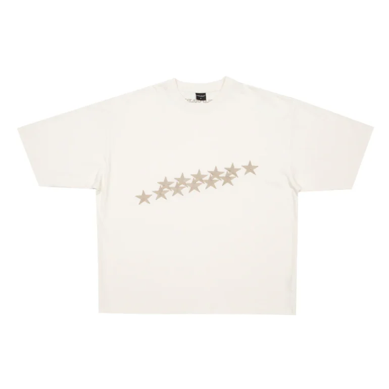 Cold Culture Stars Tee Ivory White