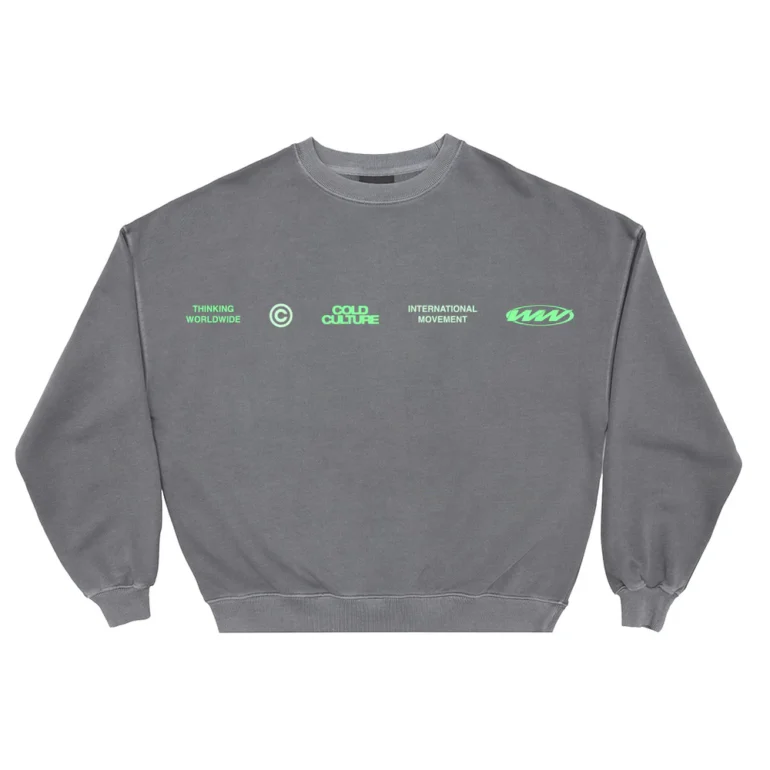 WORLDWIDE CIRCLE CREWNECK DARK GREY